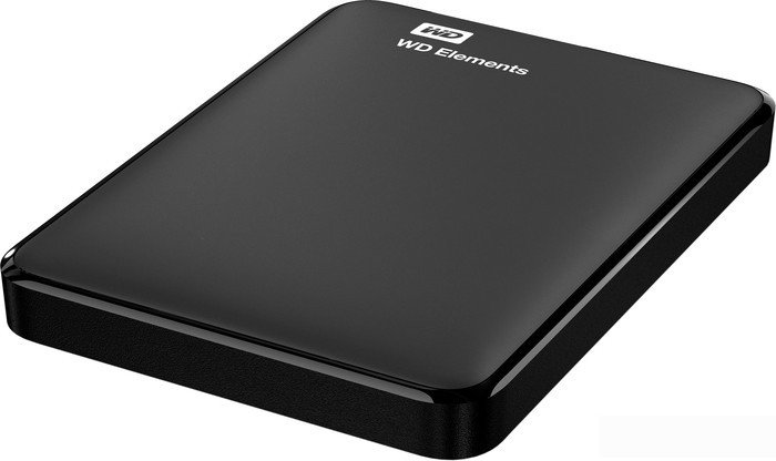 Внешний жесткий диск WD Elements Portable 1TB (WDBUZG0010BBK) - фото