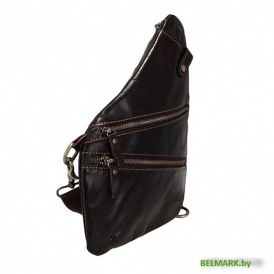 Сумка через плечо Poshete 196-1809-38-DBW (коричневый) - фото2