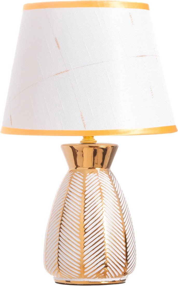Торшер Risalux Паула 10418633 (белый/золото) - фото