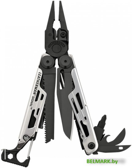 Мультитул Leatherman Signal Black & Silver (черный/серебристый) - фото