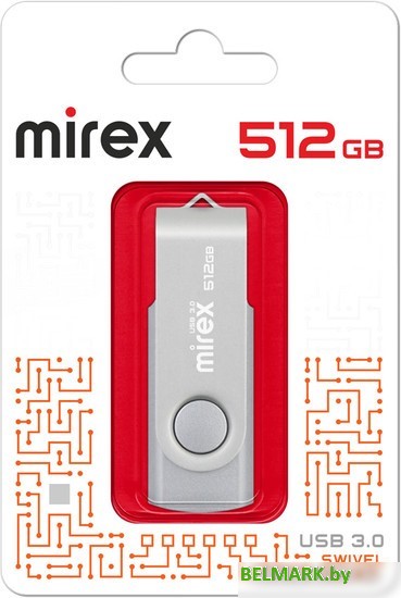 USB Flash Mirex Color Blade Swivel 3.0 512GB 13600-FM3SS512 - фото