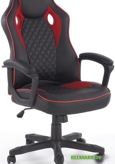 Кресло Halmar Baffin (черный/красный) - фото2