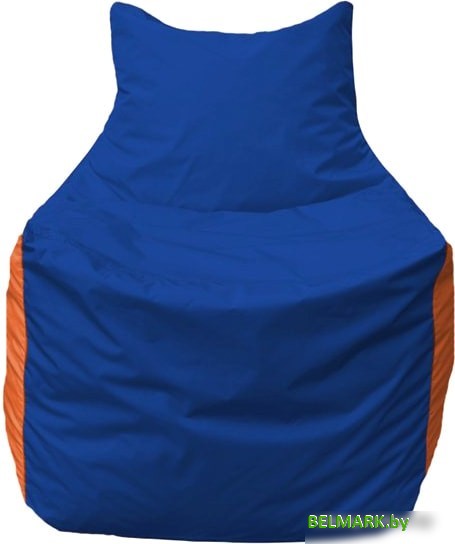 Кресло-мешок Flagman Фокс Ф2.1-127 (синий/оранжевый) - фото2