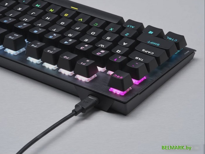 Клавиатура Corsair K60 Pro TKL (черный, Corsair OPX, нет кириллицы) - фото2