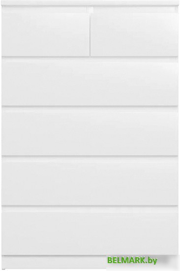 Комод Mio Tesoro Мальта 6 ящиков 80x121 2.05.02.100.1 (белый) - фото2