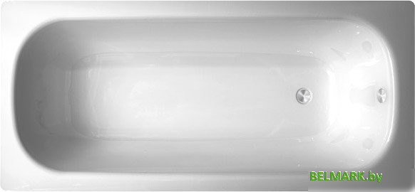 Ванна Smavit Cassia Titanium Inside 160x70 (с шумоизоляцией и ножками Etalon) - фото