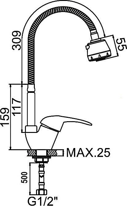 Смеситель Wisent W53212 - фото2