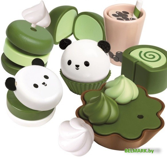 Набор игрушечных продуктов Hape Пирожные. Время чаепития E3195_HP - фото