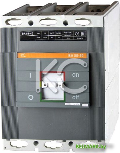 Выключатель автоматический КС ВА 58-40 3Р 800А 50кА 84123 - фото