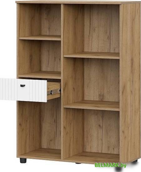 Комод SV-Мебель Милан 00-00107351 (дуб золотой/белый матовый) - фото2