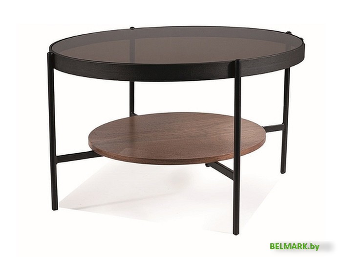 Журнальный столик Signal Prima B (орех/черный мат) - фото2