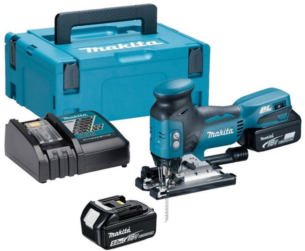 Электролобзик Makita DJV181RTJ (с 2-мя АКБ, кейс) - фото