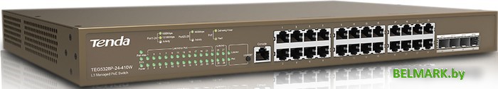 Управляемый коммутатор 3-го уровня Tenda TEG5328P-24-410W - фото