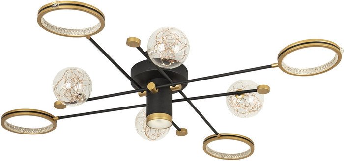 Припотолочная люстра LED4U L3115-8 - фото