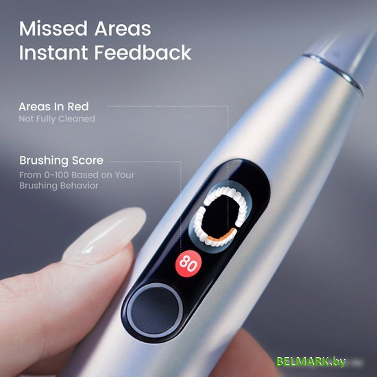 Электрическая зубная щетка Oclean X Pro Digital (золотой) - фото2