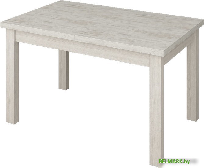 Кухонный стол Senira Кастусь 110-145x70 (сосна монрепо/белый) - фото