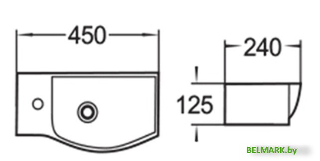 Умывальник SantiLine SL-2012R - фото2