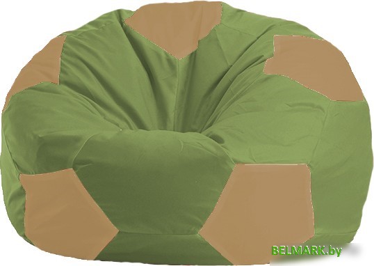 Кресло-мешок Flagman Мяч Стандарт М1.1-461 (оливковый/бежевый) - фото