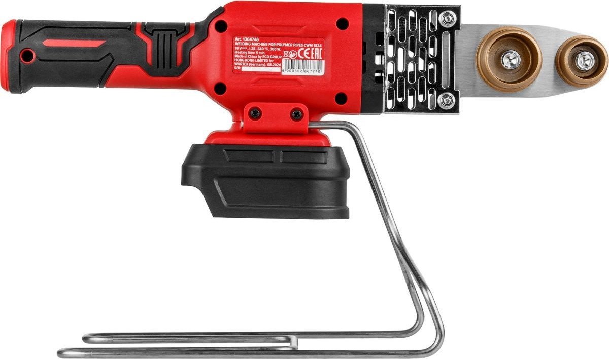 Аппарат для сварки труб Wortex CWM 1834 1304777 (с 1-им АКБ) - фото2
