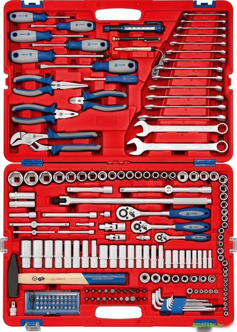 Универсальный набор инструментов Мастак 01-192C (192 предмета) - фото