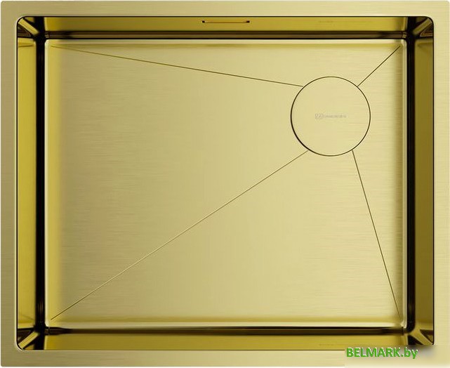 Кухонная мойка Omoikiri Taki 54-U/IF Side SF LG (светлое золото) - фото