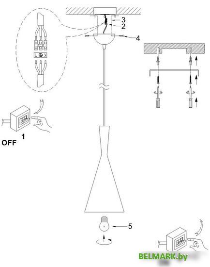 Лампа Arte Lamp Cappello A3408SP-1BK - фото2