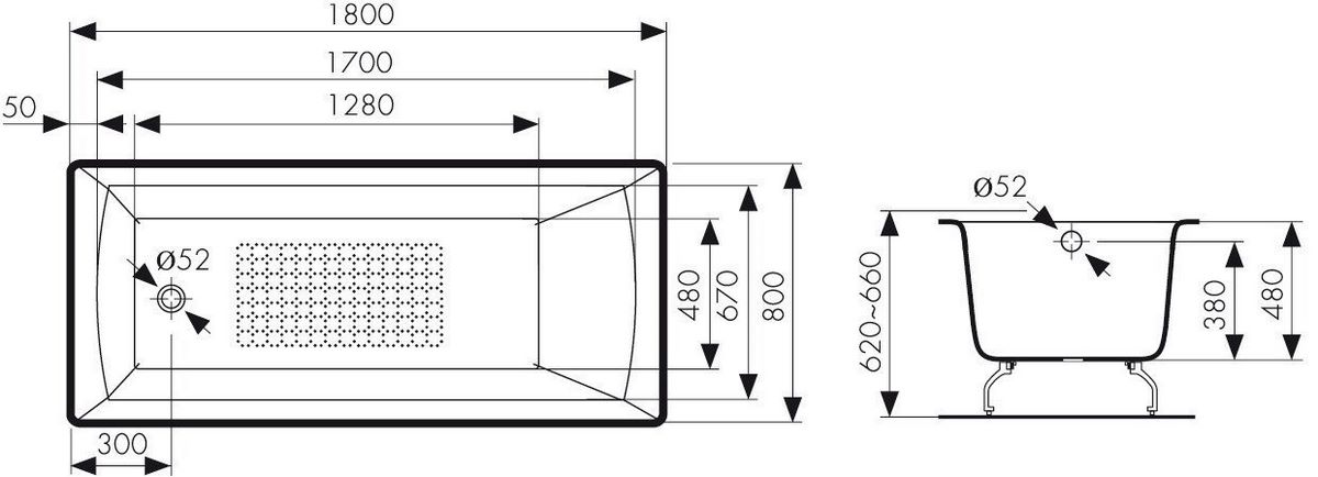 Ванна Kaiser КВ-1806 - фото2