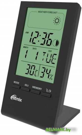 Метеостанция Ritmix CAT-040 (черный) - фото