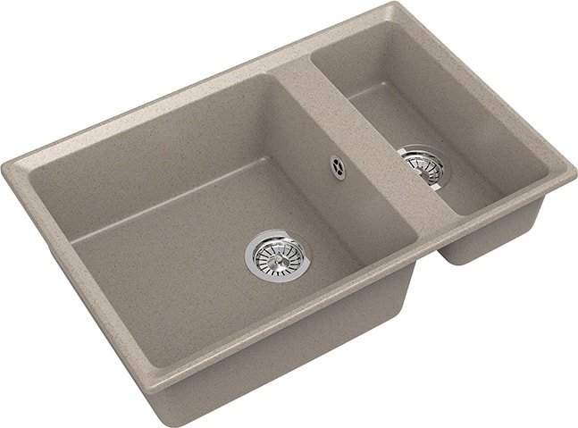 Кухонная мойка GranFest GF-LV-760K (песочный) - фото