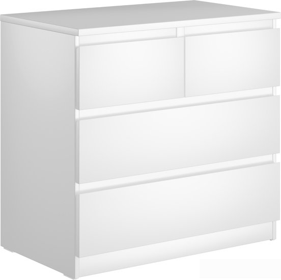 Комод Mio Tesoro Мальта 4 ящика 80x76 2.05.02.050.1 (белый) - фото