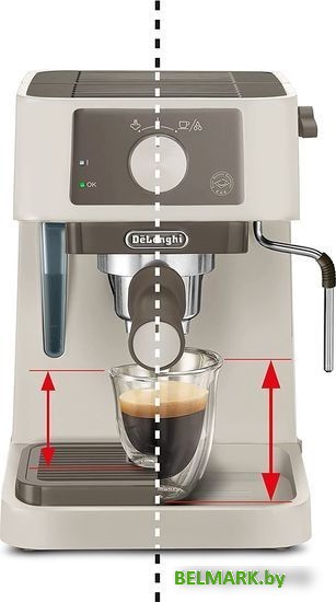 Рожковая помповая кофеварка DeLonghi Stilosa EC235.CR - фото2