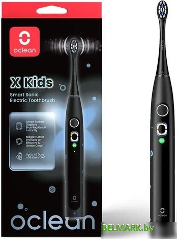 Электрическая зубная щетка Oclean X Kids (черный) - фото