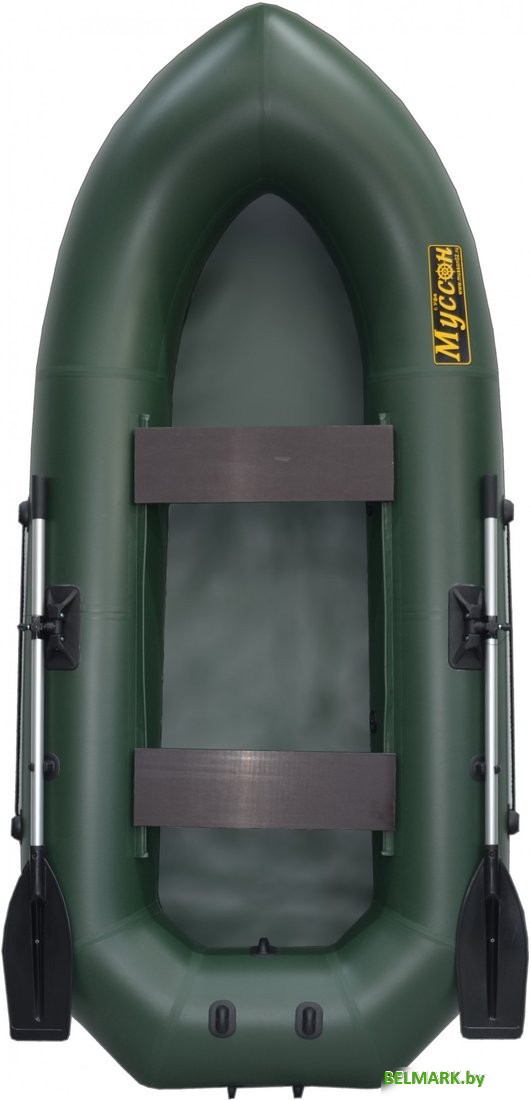 Гребная лодка Муссон К-280 (зеленый) - фото