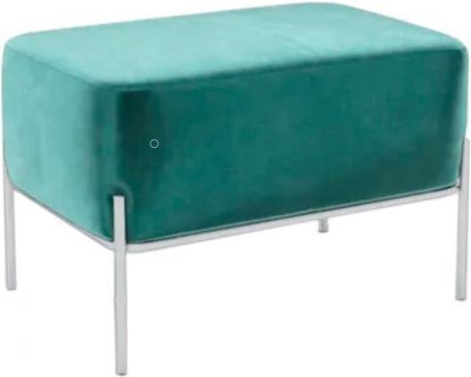 Банкетка Hype Mebel Баг (белый/зеленый) - фото