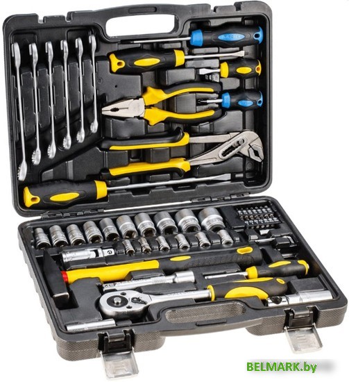 Универсальный набор инструментов TOPEX 38D224 (56 предметов) - фото