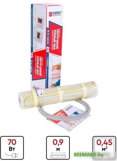 Нагревательный мат Energy ОО-УТ-00625 (70 Вт, 0.45 м.кв.) - фото