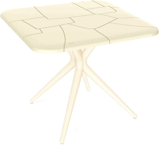 Кухонный стол Sheffilton SHT-TU30/TT30 83/83 (бежевый/бежевый) - фото