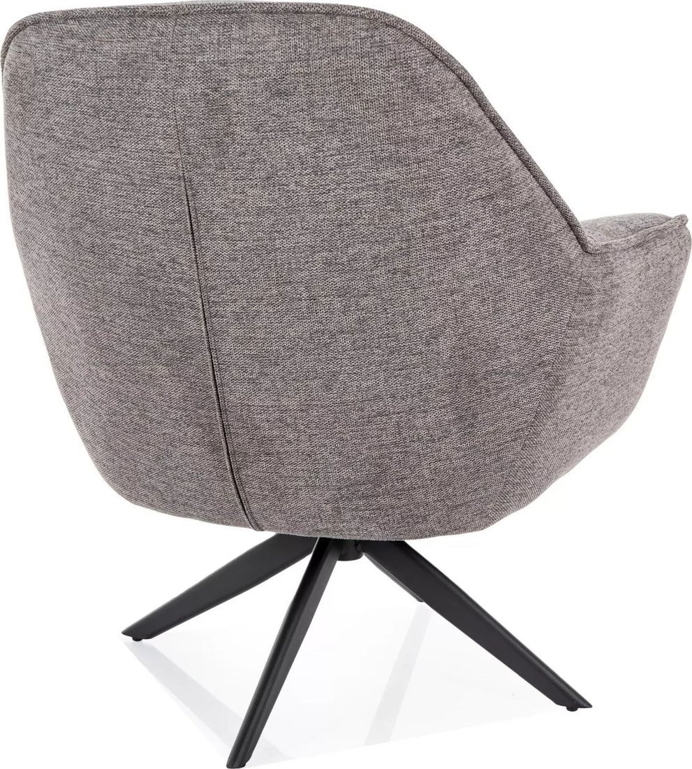 Интерьерное кресло Signal Galia Brego (серый/черный) - фото2