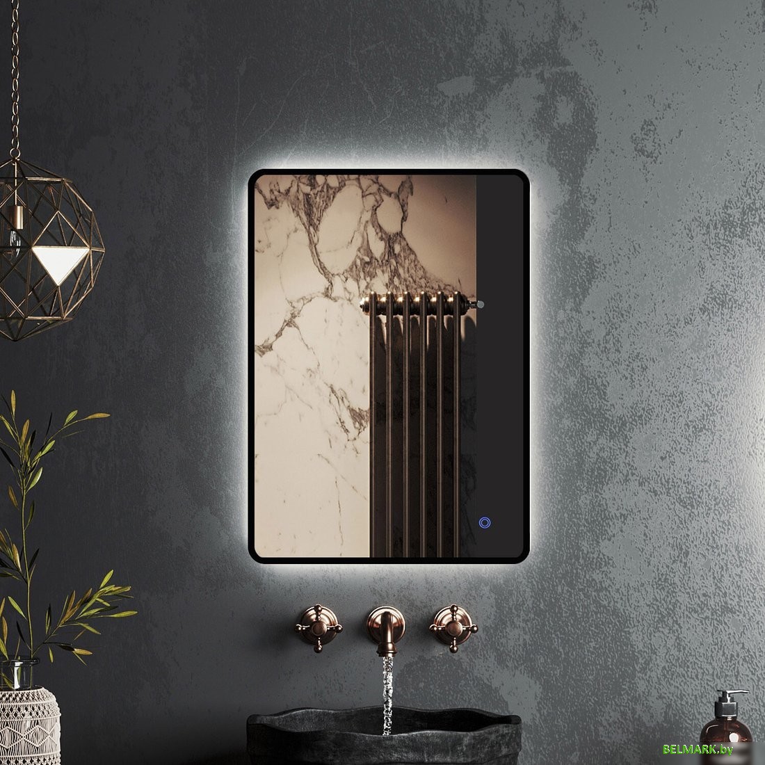 Roxen Зеркало Simon 510205-50B 50x70 - фото