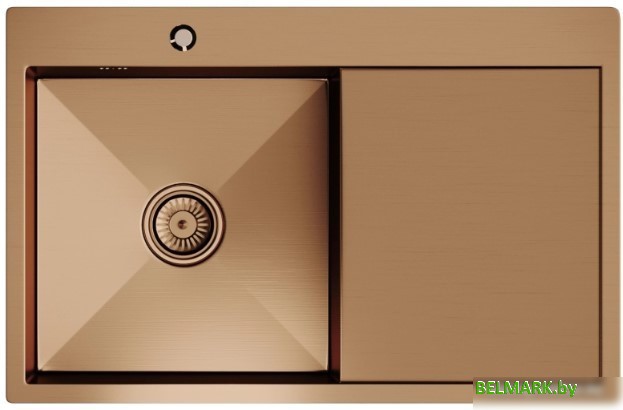 Кухонная мойка Mixline Pro 552921 (бронза, с сифоном) - фото