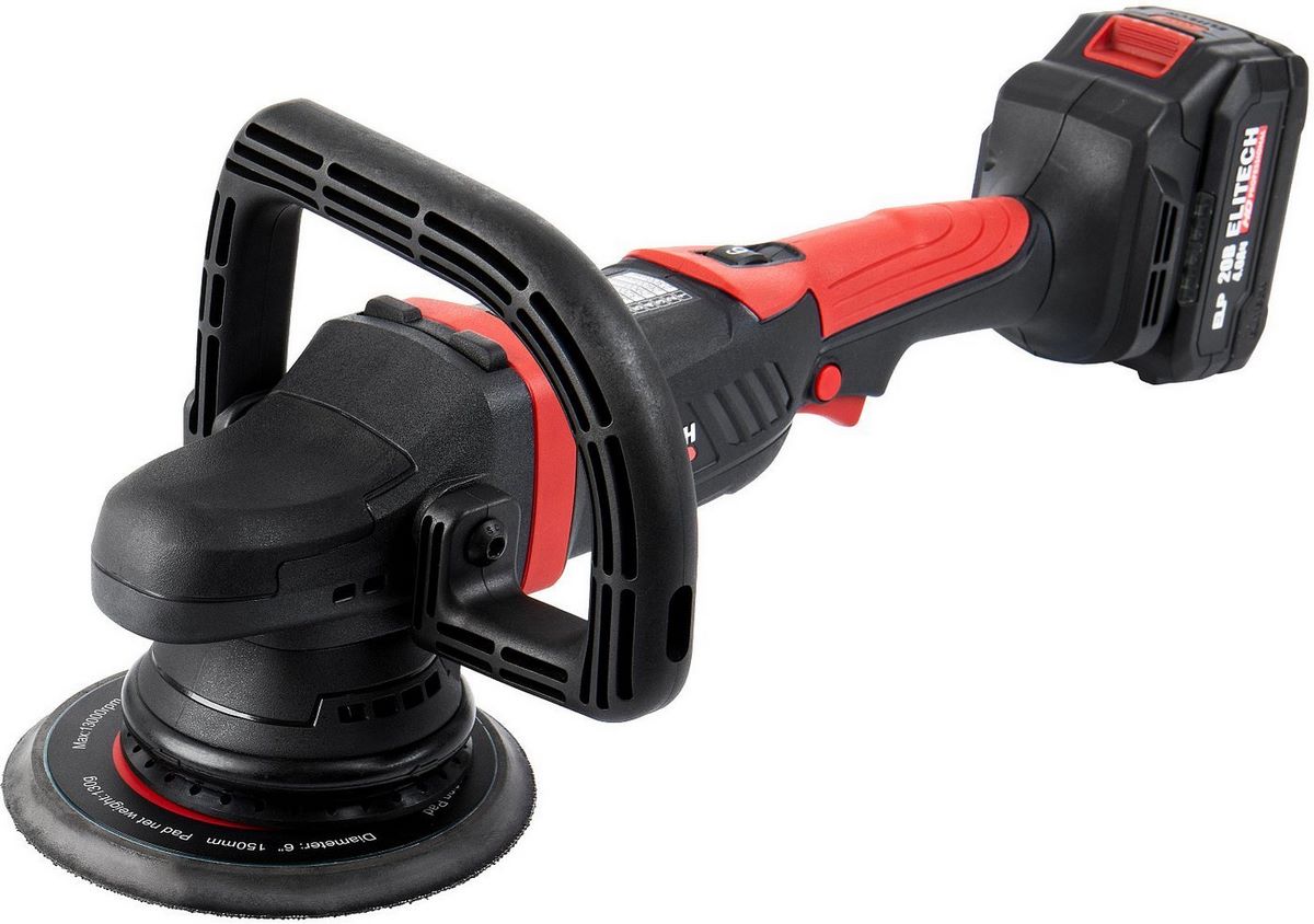 Полировальная машина ELITECH CPM 2015SLR E2213.044.01 (с 1-им АКБ) - фото