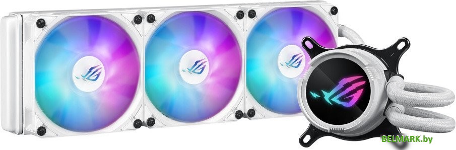 Система жидкостного охлаждения для процессора ASUS ROG Strix LC III 360 ARGB WHT - фото