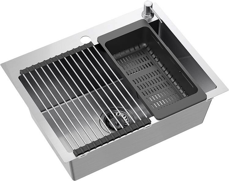 Кухонная мойка Quadron ZH5845BS - фото2