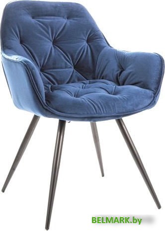 Стул Signal Cherry Velvet (Bluvel 86 темно-синий) - фото