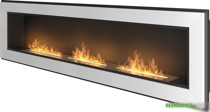 Биокамин SimpleFire Frame 1800 (белый) - фото