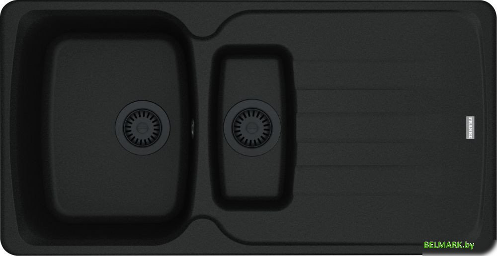 Кухонная мойка Franke Antea AZG 651-97 114.0693.549 (матовый черный) - фото