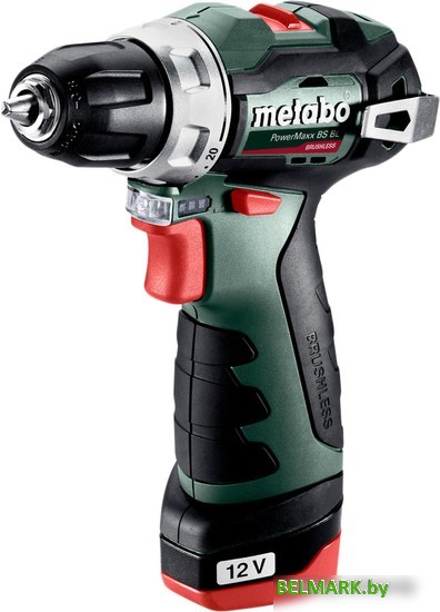 Дрель-шуруповерт Metabo PowerMaxx BS BL 601721500 (с 2-мя АКБ, кейс) - фото