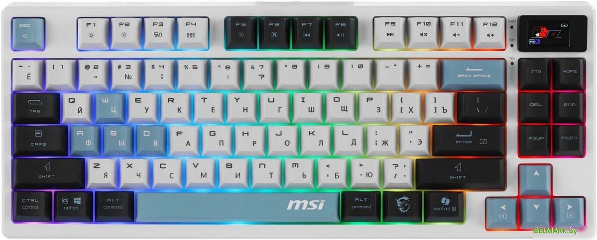 MSI Forge GK600 TKL Wireless Sky - фото