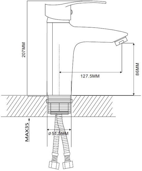 Смеситель Ekko EM1070 - фото2