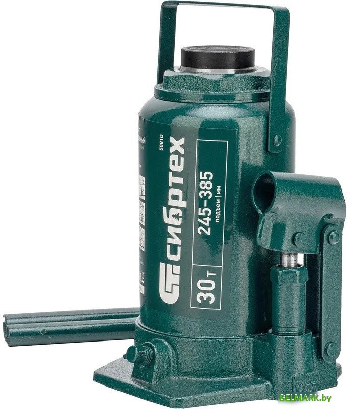 Бутылочный домкрат СибрТех 50810 30т - фото